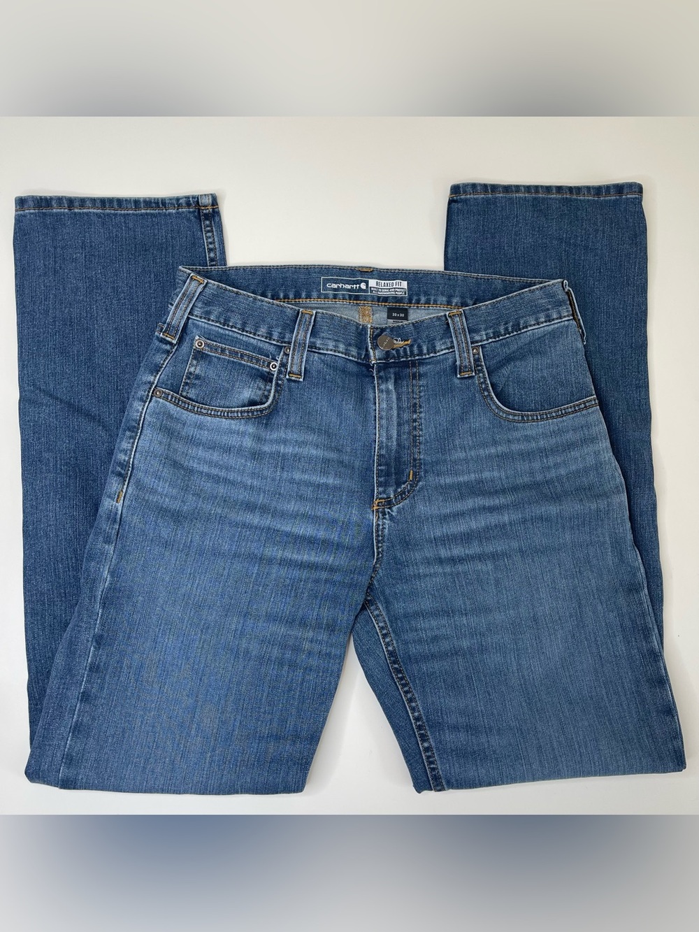Carhartt Relaxed Fit Men's Blue Jeans Size 30x30
